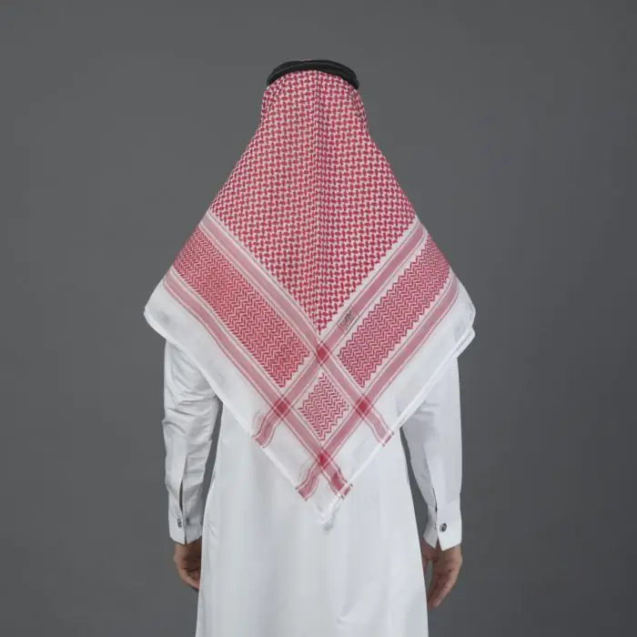 شماغ البسام ختم أسود شلش، صنع سعودي