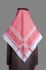 ⁦شماغ البسام بصمة مميز احمر⁩ - الصورة ⁦3⁩