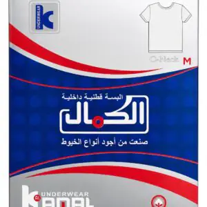 فنايل الكمال نص كم رجالي ابيض