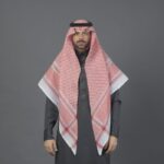 ⁦شماغ البسام برتقالي⁩ - الصورة ⁦3⁩