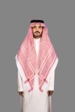 ⁦شماغ البسام بصمة 30 احمر⁩ - الصورة ⁦4⁩