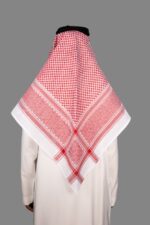 ⁦شماغ البسام بصمة 30 احمر⁩ - الصورة ⁦3⁩