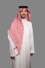 ⁦شماغ البسام بصمة 30 احمر⁩ - الصورة ⁦5⁩