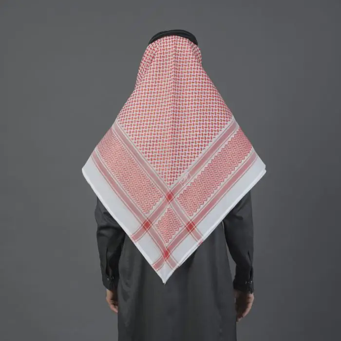 شماغ البسام برتقالي، صنع سعودي